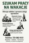 Koszenie trawy traktorkiem kosiarką oraz inne
