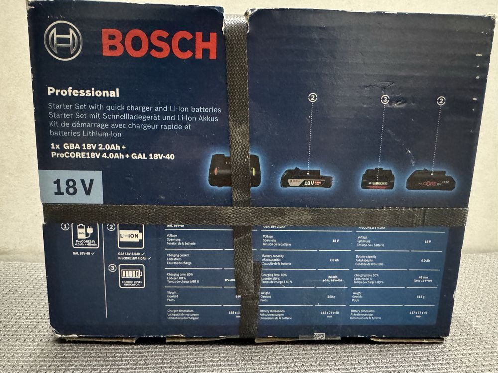 Akumulatory +ładowarka Bosch Nowy 1 x GBA 18V 2.0 Ah idealny prezent