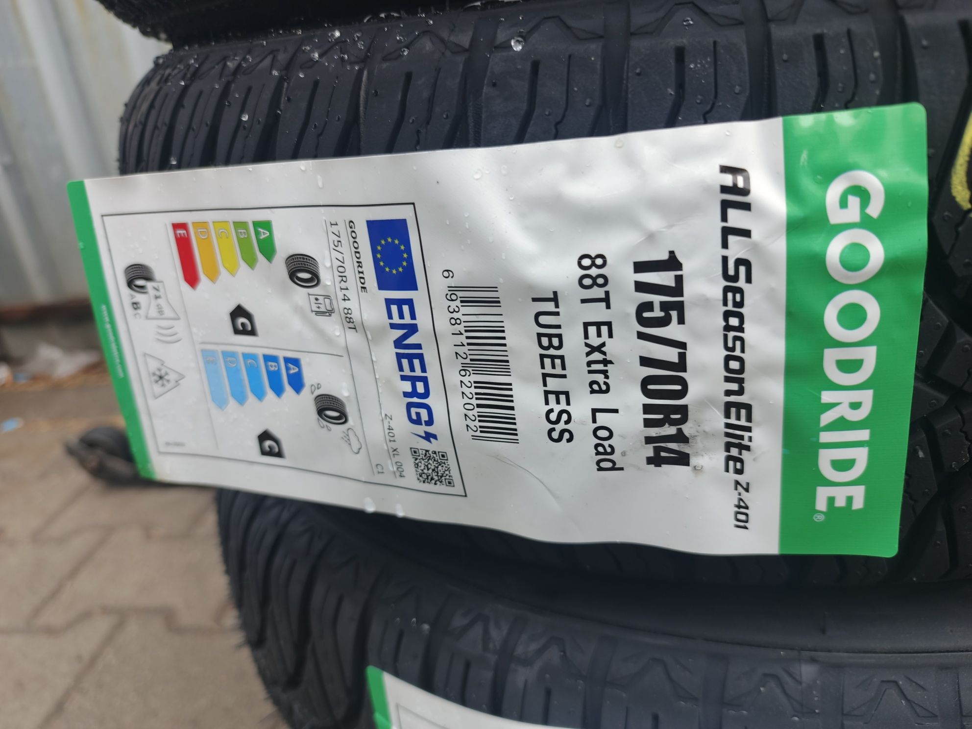 Nowe opony wielosezonowe 175/70/14 Goodride 2025r