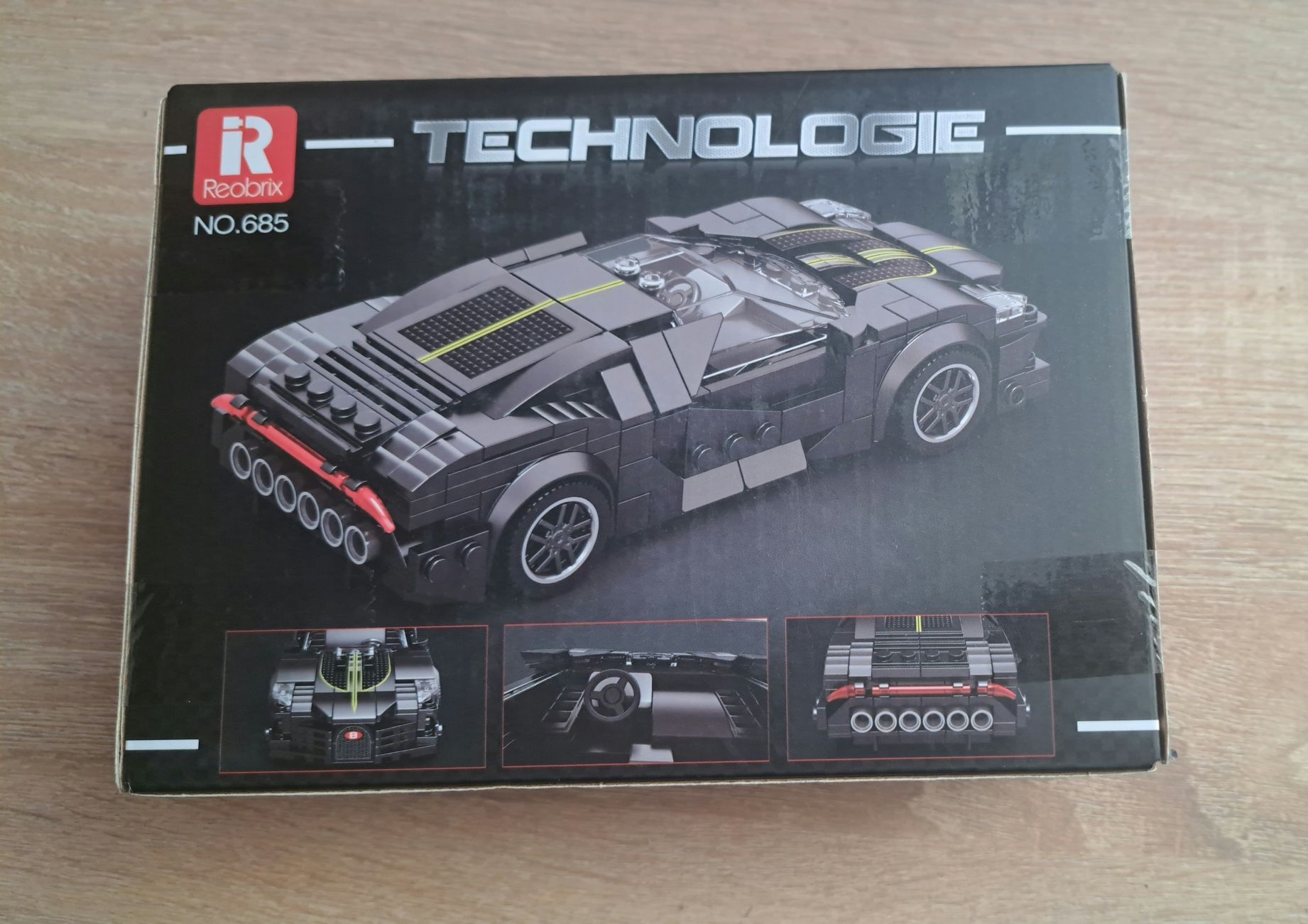 Лего машинка Technologie Лего машина конструктор Reobrix Buggati
