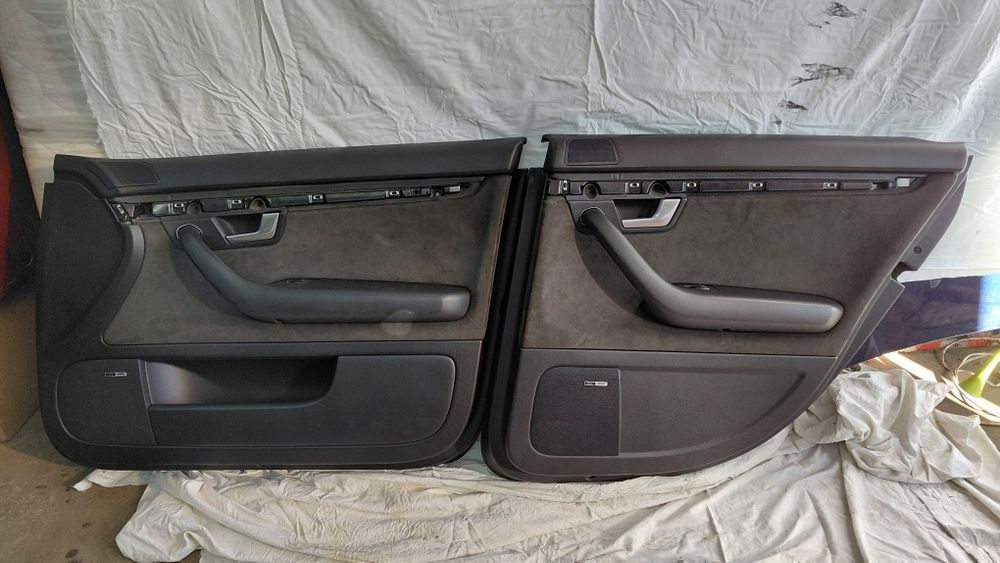 Fotele wnętrze Audi A4 b6 b7 avant 4x grzane.