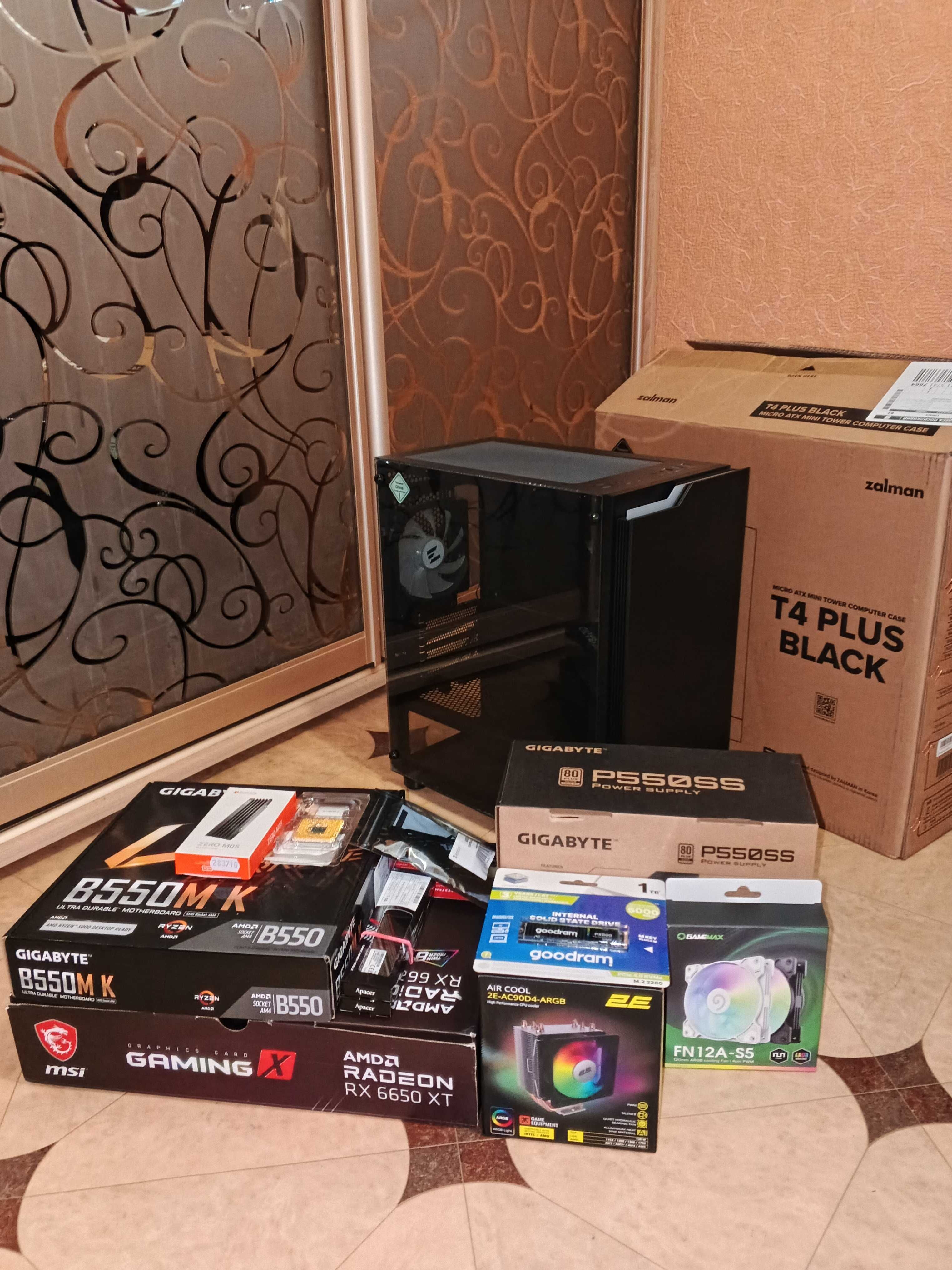 НОВИЙ ІГРОВИЙ ПК Ryzen 5 5600, DDR4 32 Gb, MSI RX 6650 XT, NVMe 1 Tb