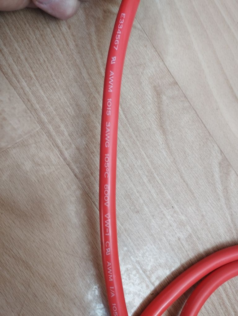AWG 3 гибкий силиконовый кабель 25мм2
