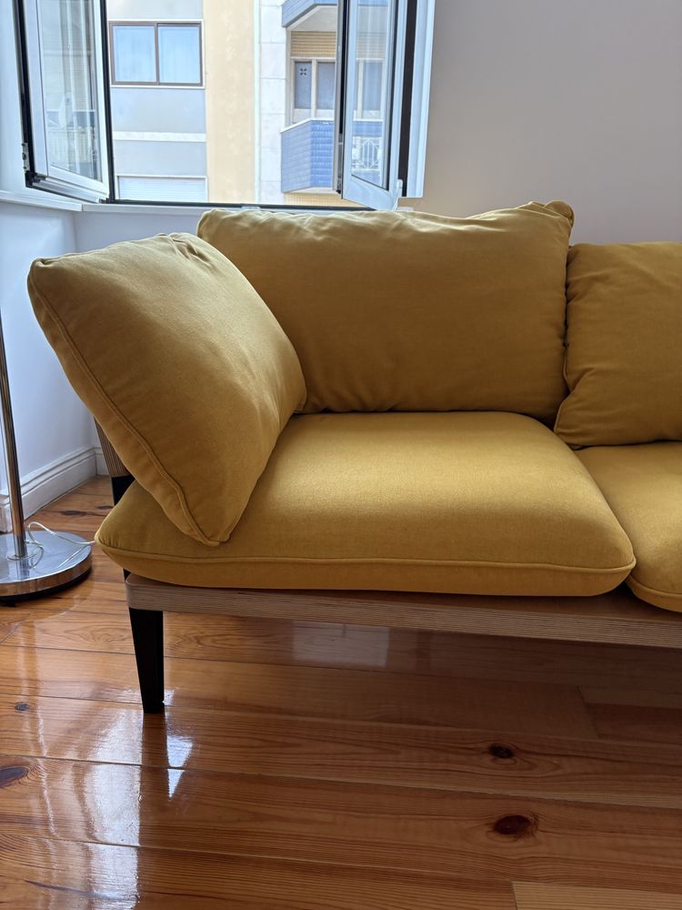 Floyd Sofa 3 lugares - Amarelo Mostarda