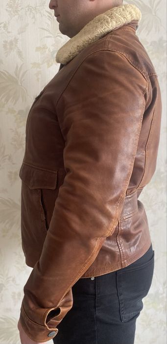 Вінтажна куртка Авіатор DAVID MOORE  XXXl