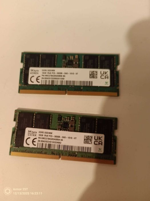 32gb ddr5 Hynix 5600mhz (2x16)