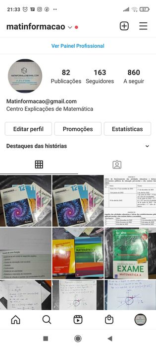 Explicações de Matemática