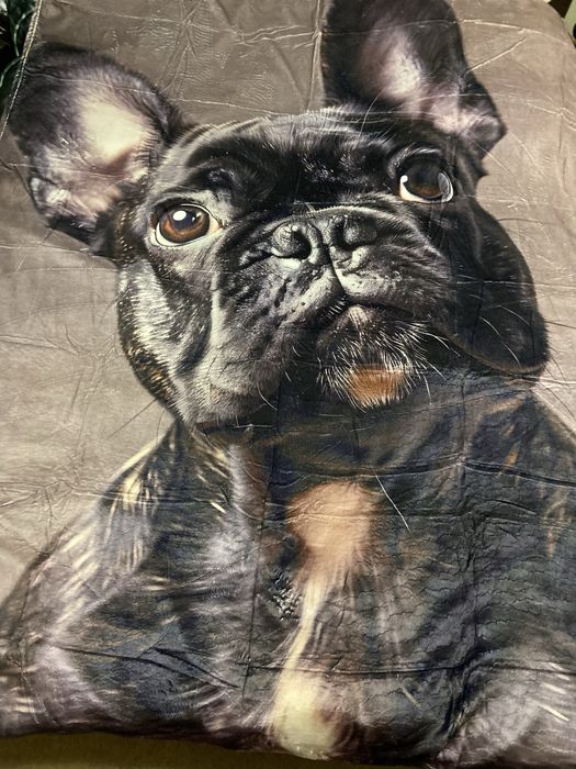 Плед фланелевый с принтом