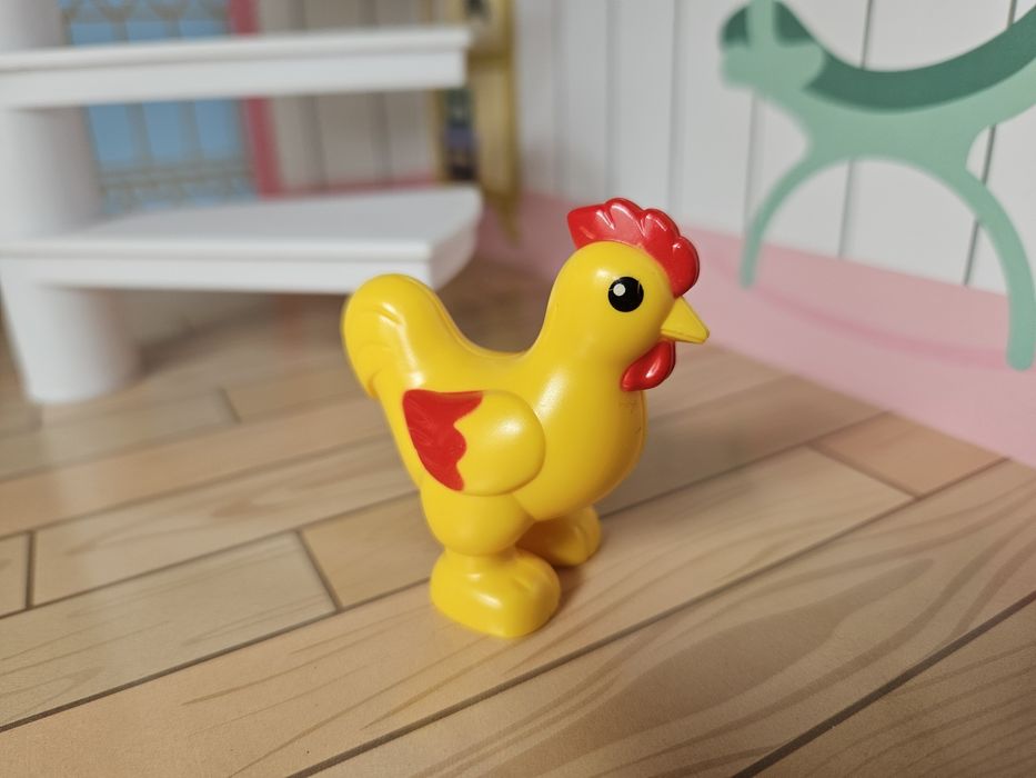 Figurki zwierzatka do lego duplo Goryl Kura zolw