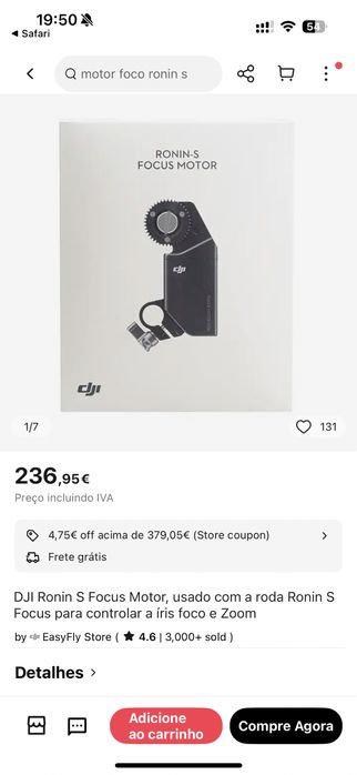 Ronin-S Focus Motor - Novo