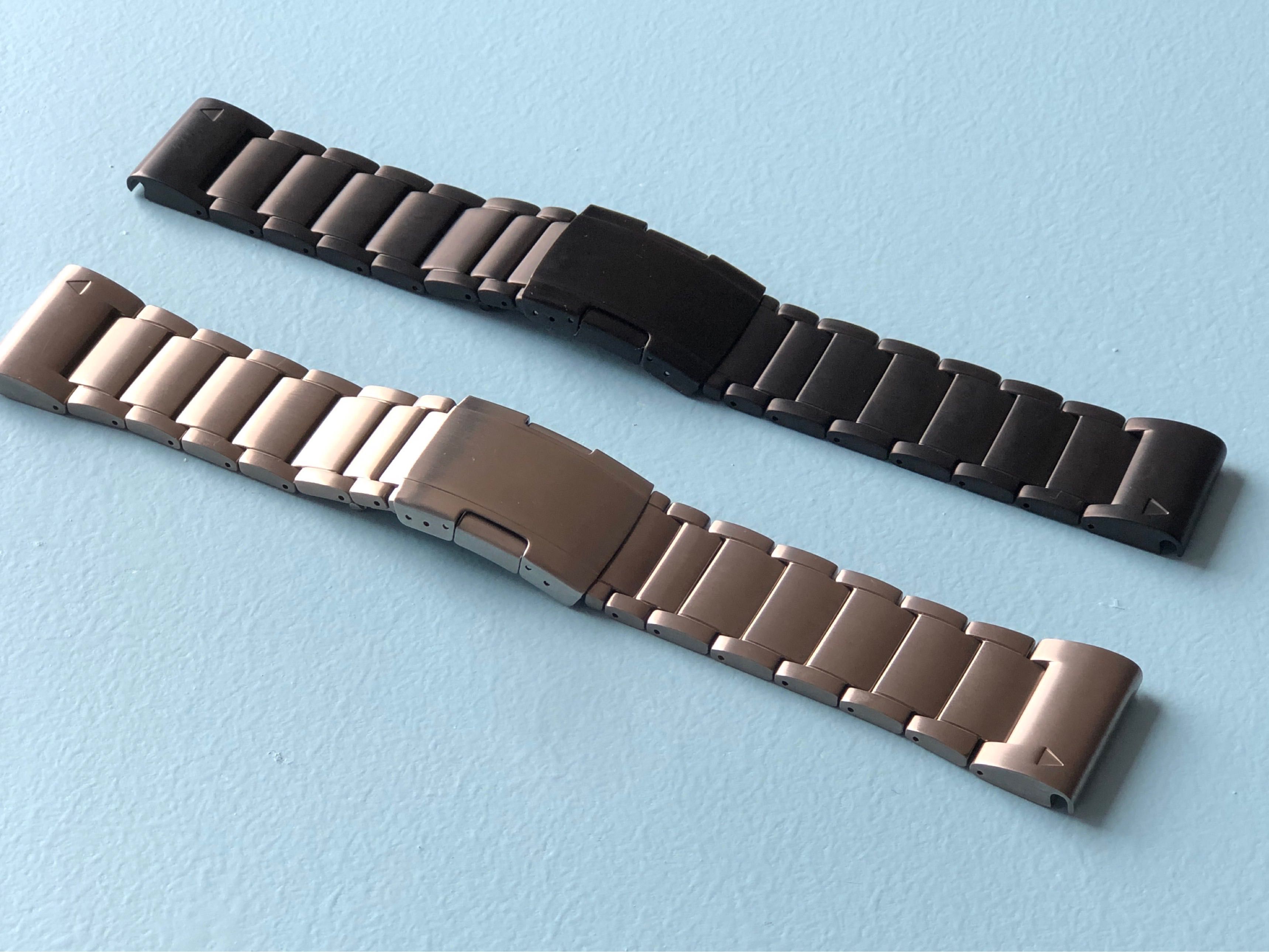 Титановий ремінець для Garmin Fenix Tactix Enduro quick fit 22 / 26 мм