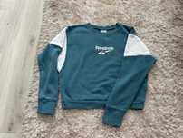Turkusowa zielona niebieska bluza Reebok XS S 34 36 Unisex
