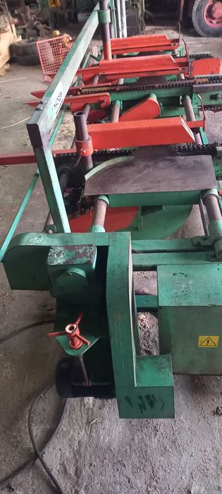 Piła kapówka, pilarka formatowa trzypiłowa do palet