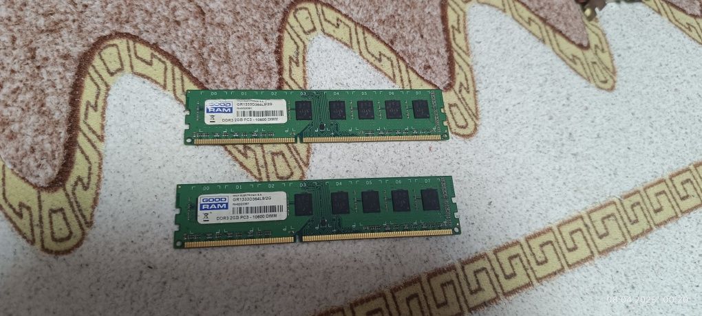 Оперативна пам'ять ddr3 (2gb одна плашка) 1333mhz
