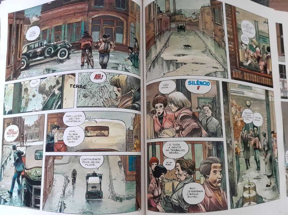 6 livros de Bilal e 1 de Moebius