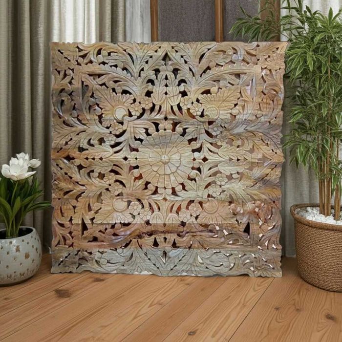 Panel dekoracyjny z drewna mango.