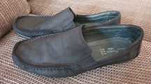 Buty mokasyny męskie roz 44 czarne