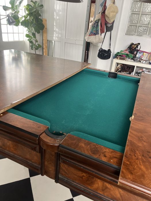 Mesa de snooker para venda em bom estado