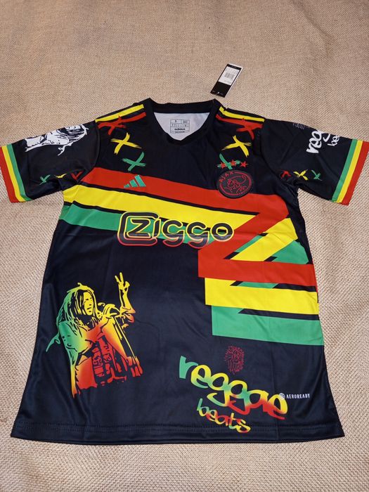 Camisola Jersey de futebol Ajax Amsterdam edição especial Bob Marley