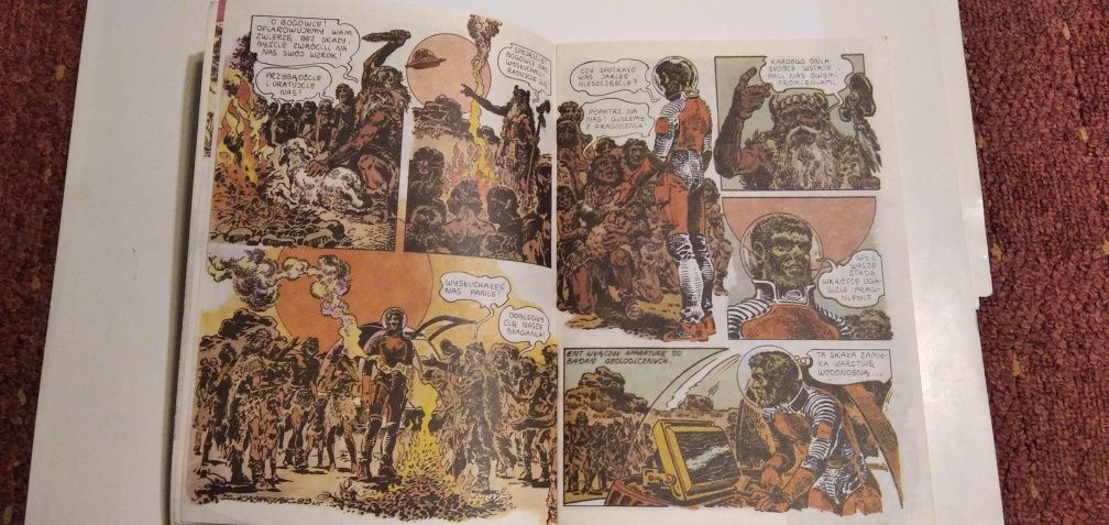 Komiks Bogowie z Gwiazdozbioru Aguariusa część II  Z. Kasprzak