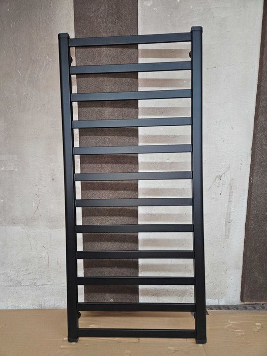 Grzejnik łazienkowy wys. 120cm, szer. 53cm. czarny mat struktura, nowy