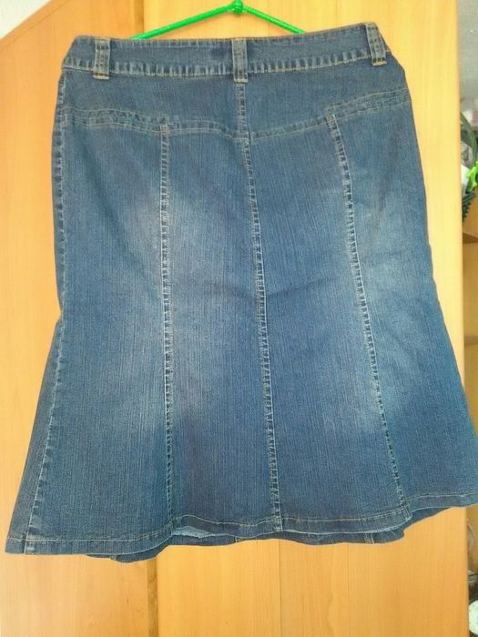 Spódnica jeans z laikrą roz.M/L