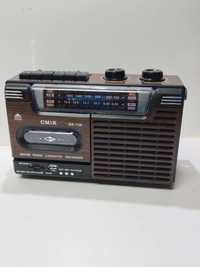 NOWE Radio-magnetofon  Old Style MK-138, kaseta, USB, SD Card, AUX.