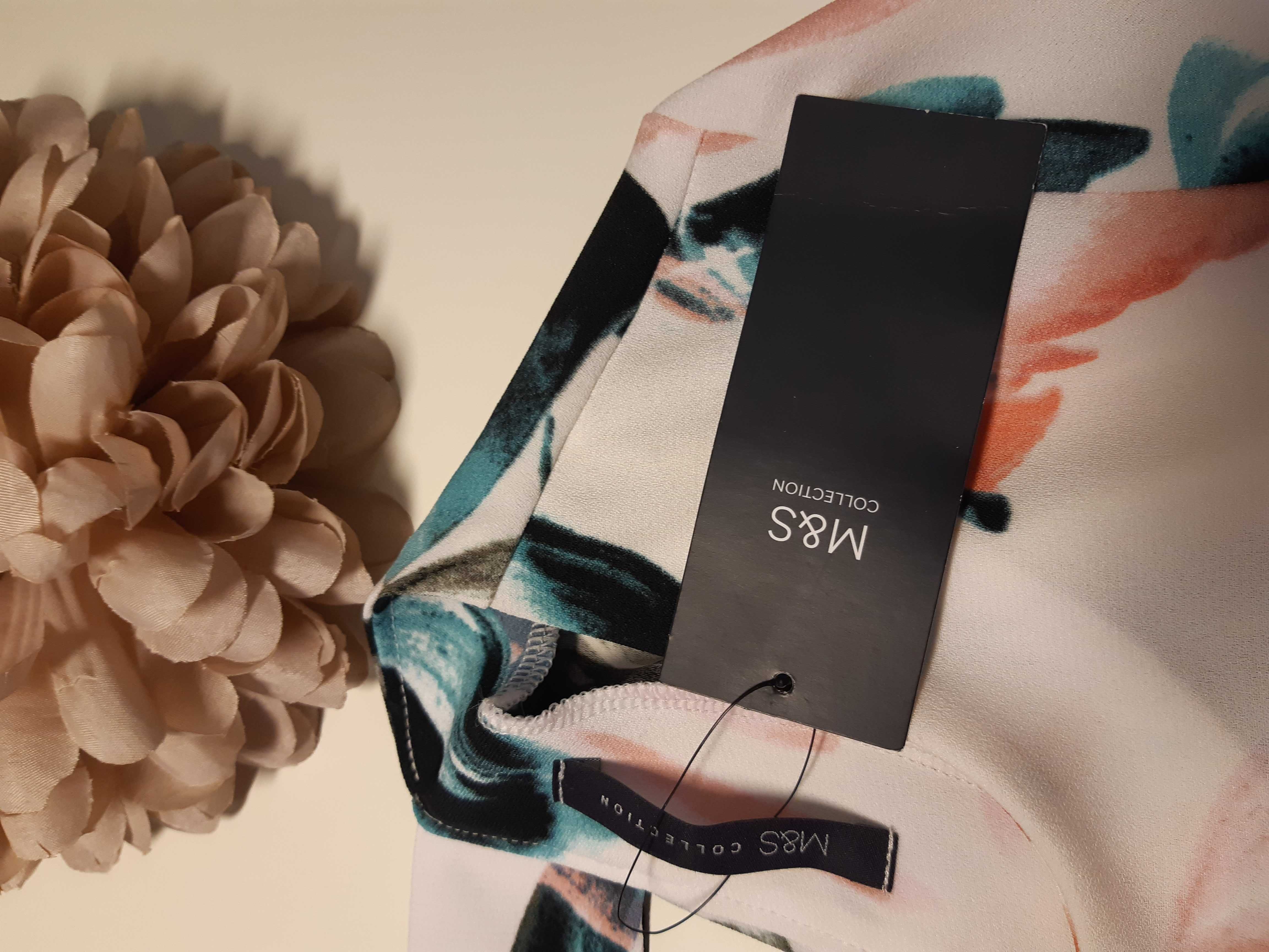 Платье в акварельный цветочный принт marks & spencer