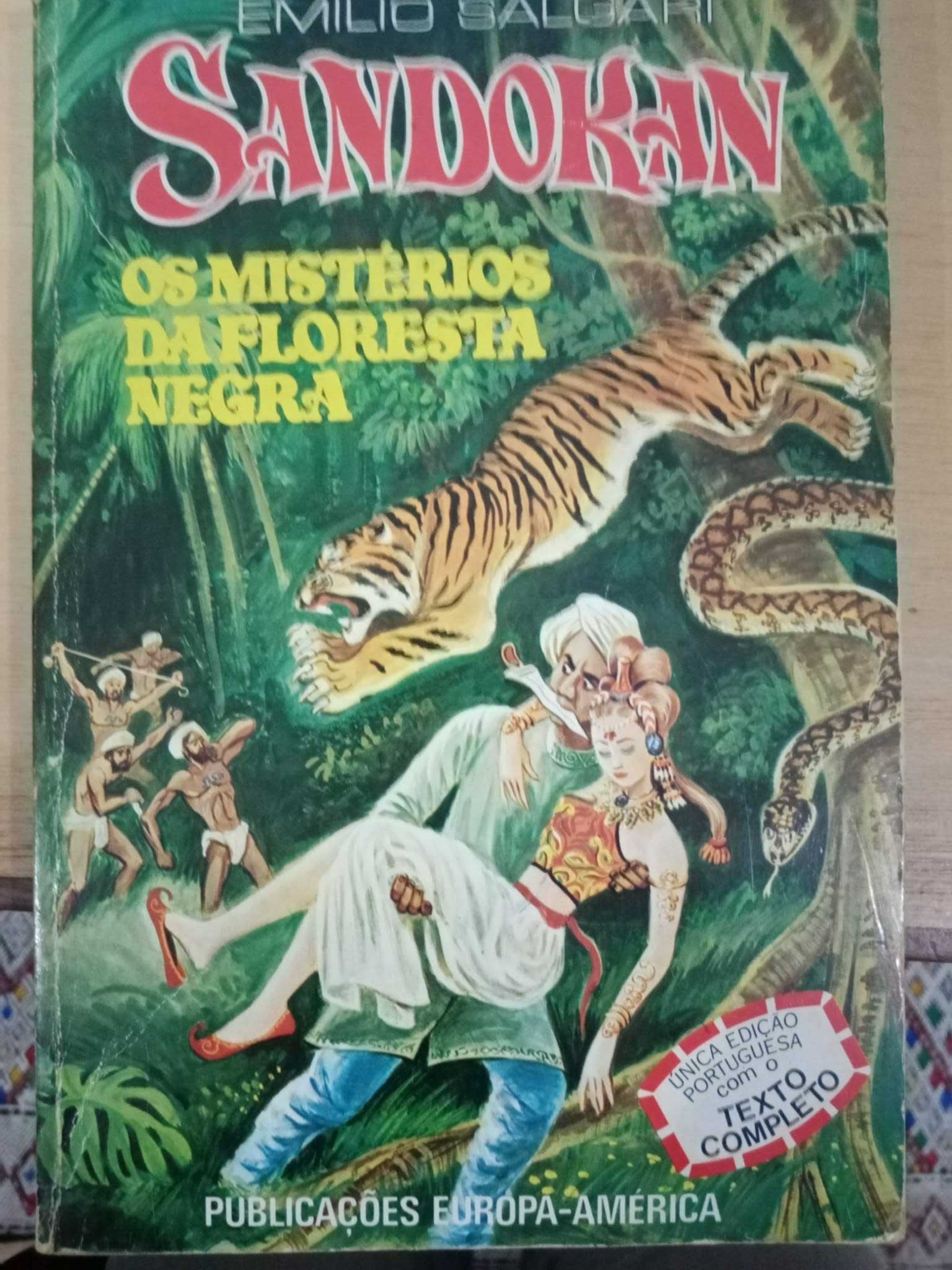 Coleção Aventuras de Sandokan, Emilio Salgari  1977