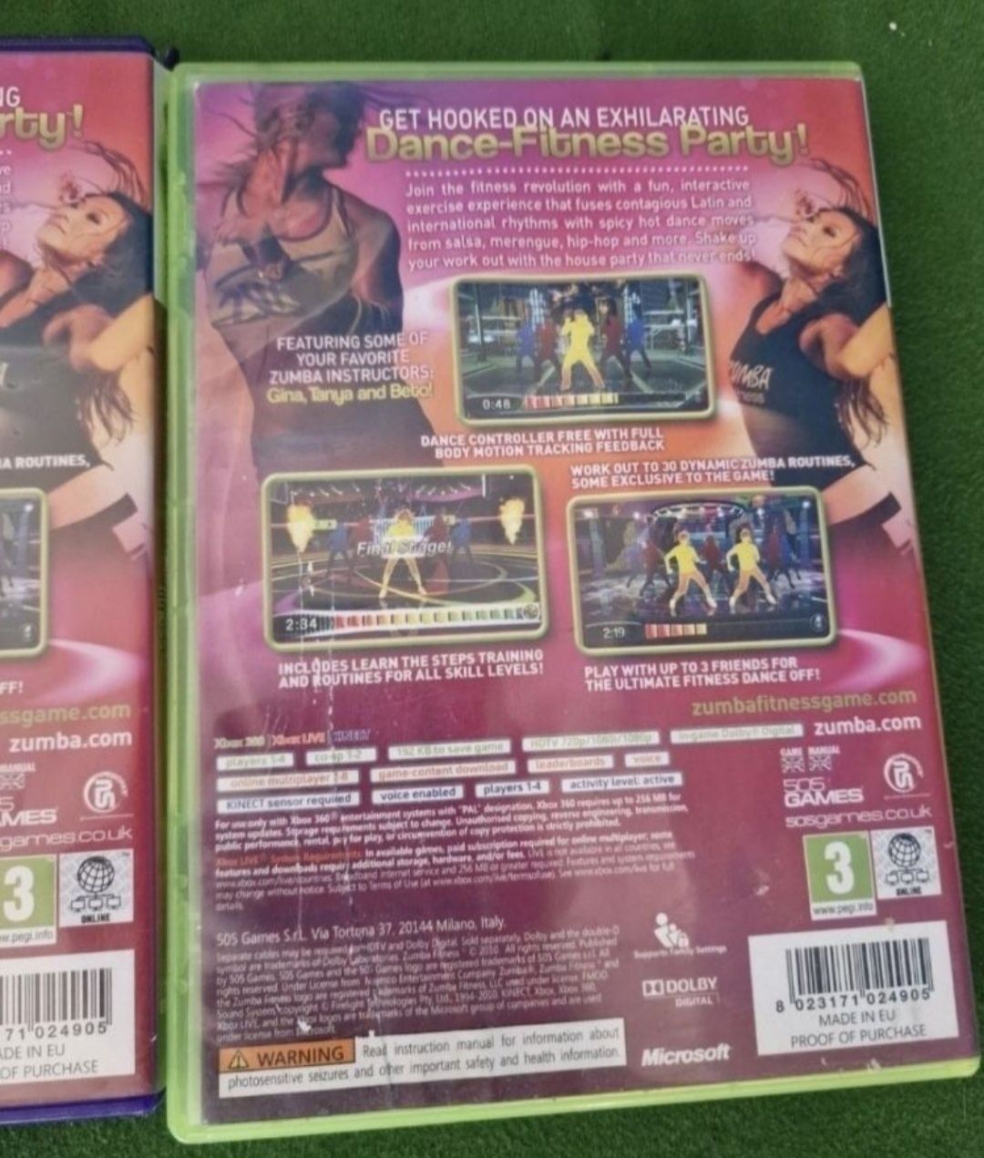 Zumba Kinect fitness join the Party xbox 360 kinect taniec x360