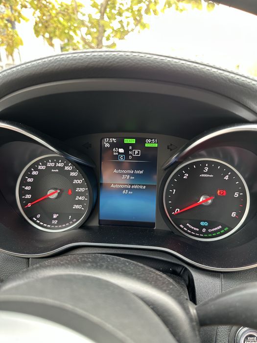 Mercedes C300 de AMG, 2021, Hibrid Plug-in 306CV 63 km elétrico!