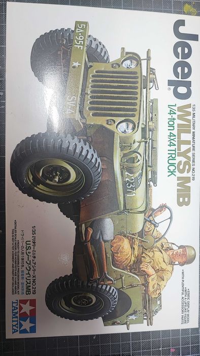 Kit Modelismo Tamiya 35219 Willys Jeep MB 1/35 Novo e Selado