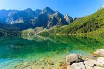 Malowanie po Numerach Morskie Oko Jezioro Góry Obraz z Ramą