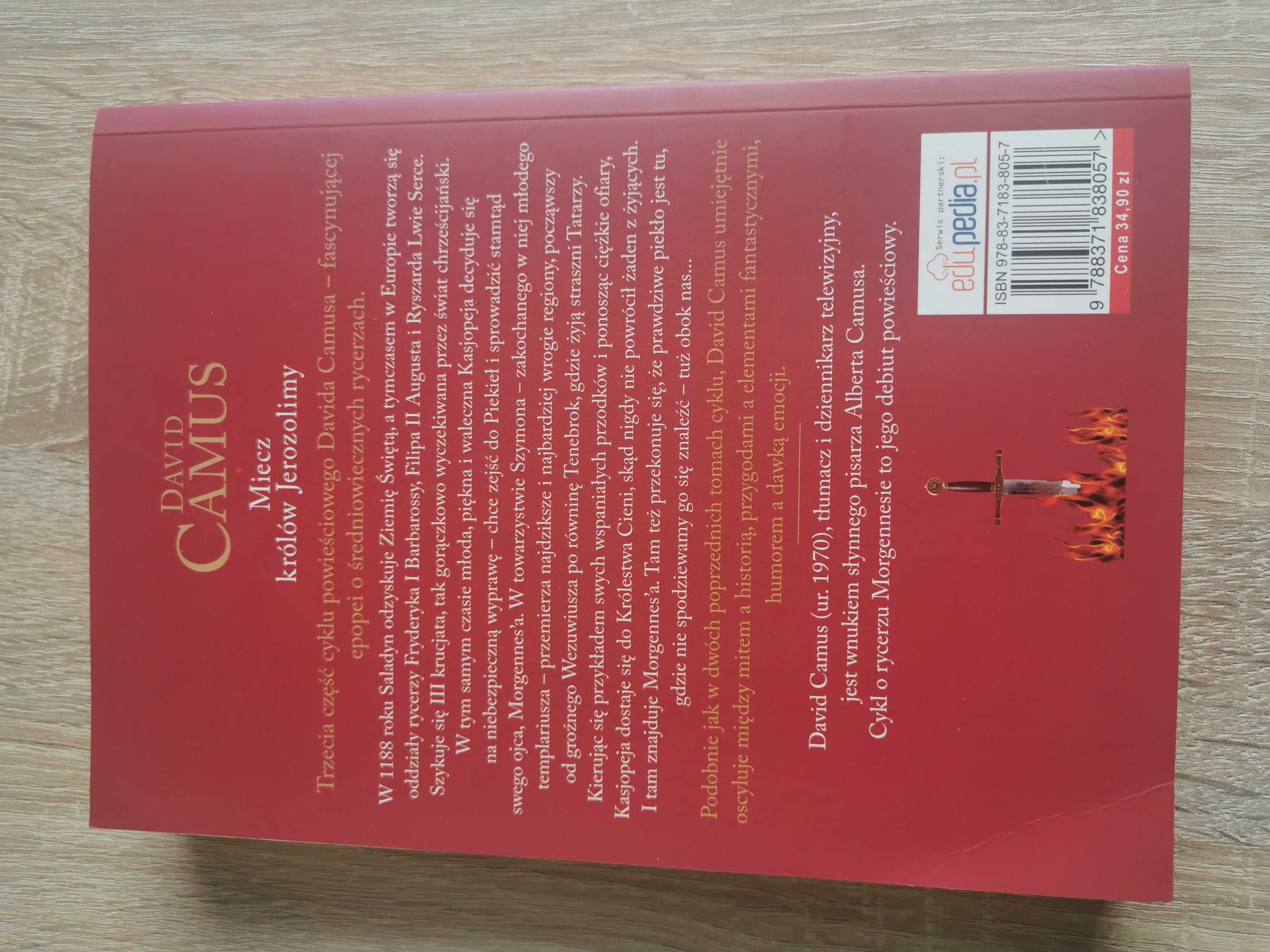 David Camus. Rycerz Morgennes. Miecz Królów Jerozolimy.