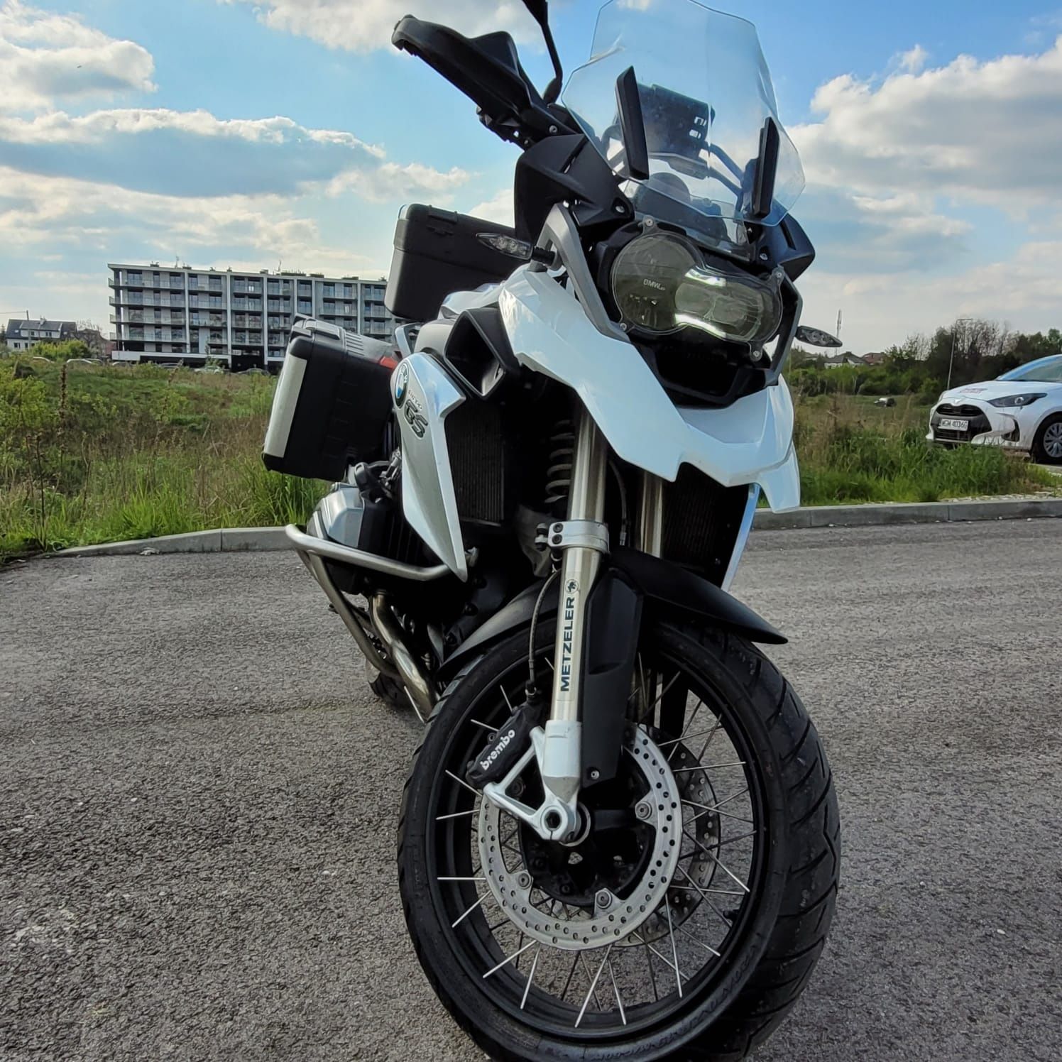 BMW GS 1200 od motocyklisty