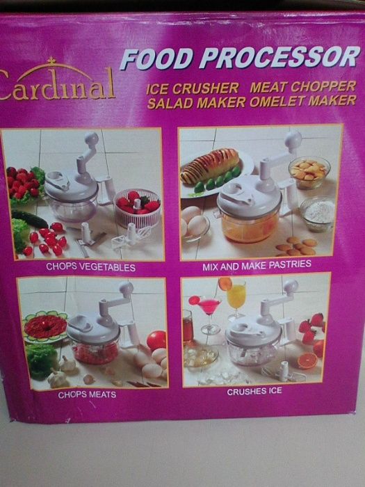 Измельчитель,блендер,овощерезка механическая Cardinal "Food processor"