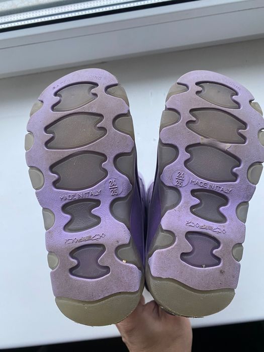 Гумові чобот з підсвіткою 24-25 розмір