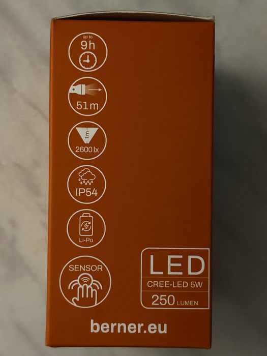 Berner Latarka czolowa Sensor Headlight !!! Nowa !!!