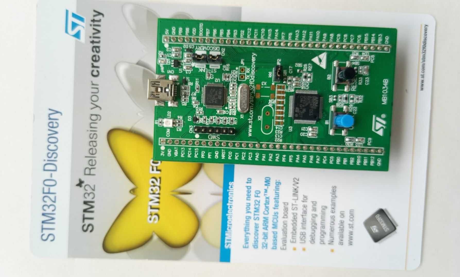 Отладочная плата Discovery STM32F051F8C6 48 MHz 64 kB flash 8 kB RAM