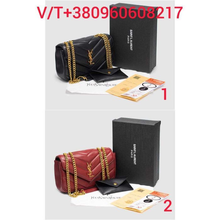 Жіноча Сумка Saint Laurent LouLou Small in Matelassé Lambskin