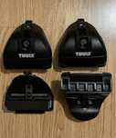 4 suportes Thule rapid system 753