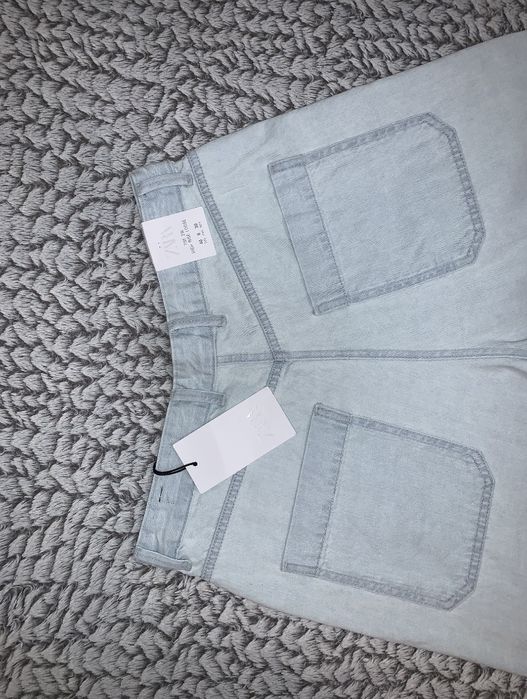 Джинси блакитні жіночі широкі Zara High Rise Loose