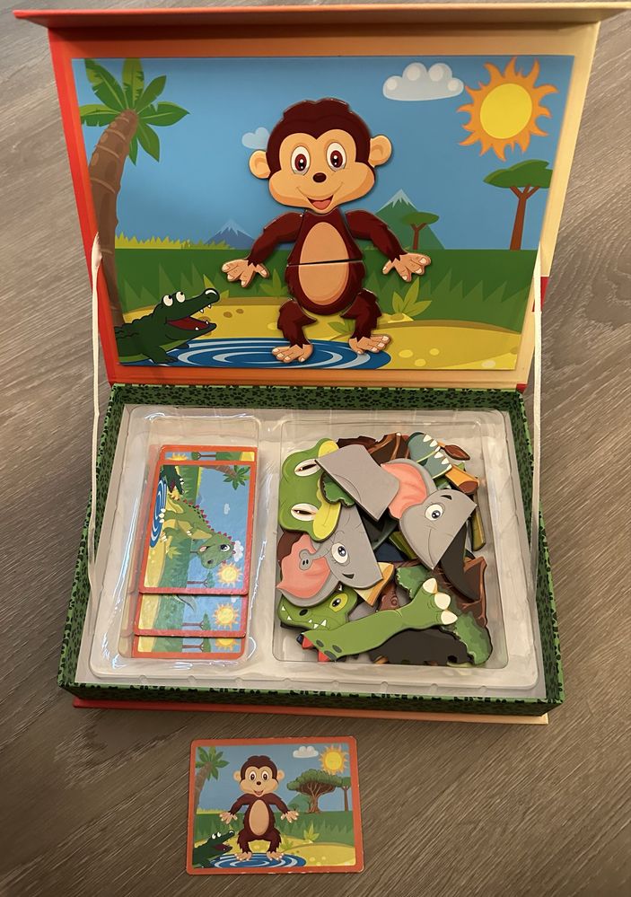 Puzzle magnético - animais - Play tive