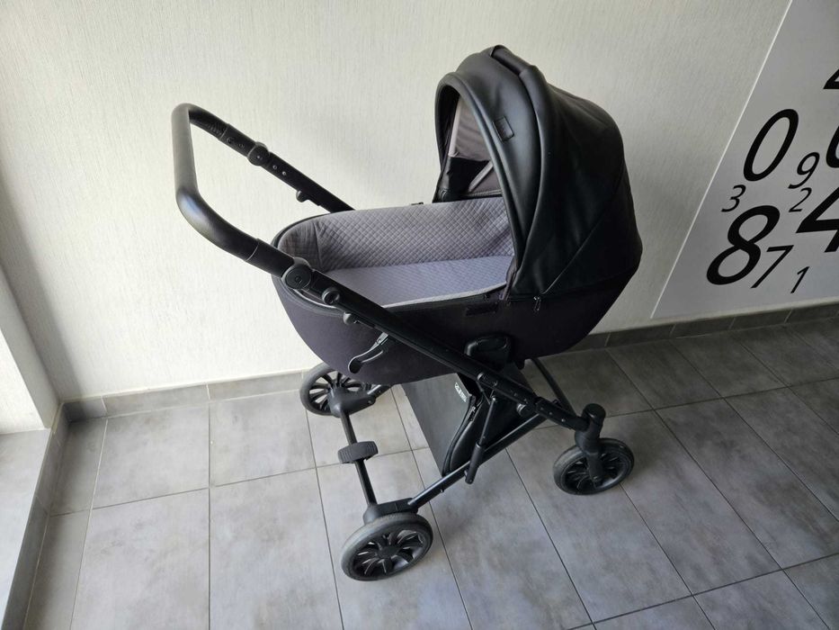 Anex E-type wózek 2w1 czarna skay