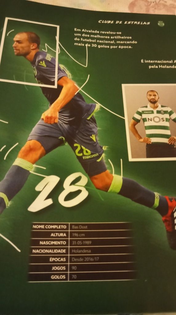 Caderneta completa Sporting c.p 2018/2019