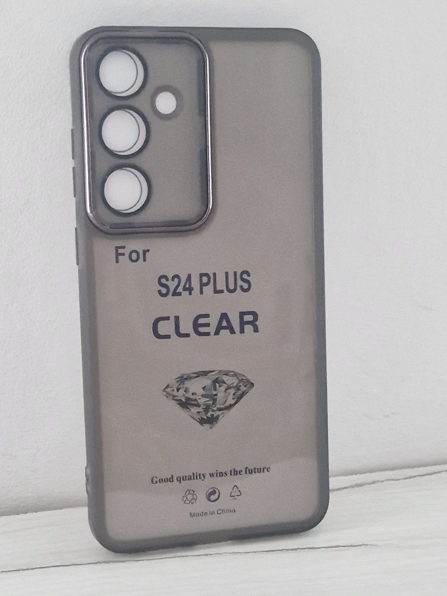 Protective Lens Case do Samsung Galaxy S24 Plus czarny clear