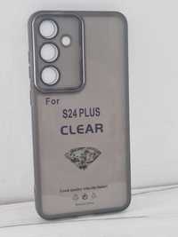 Protective Lens Case do Samsung Galaxy S24 Plus czarny clear