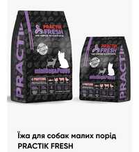 1 кг PRACTIK Fresh 4 протеїни для собак дрібних порід і цуценят