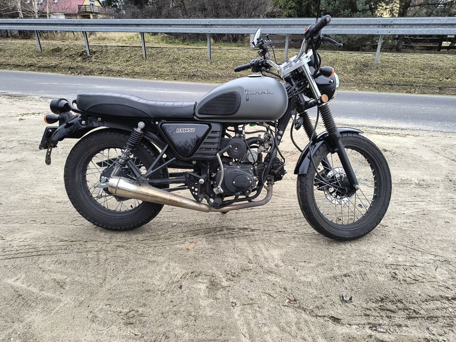 Junak RAW 50 classic scrambler 4T 4suw motorower AM Romet Benelli