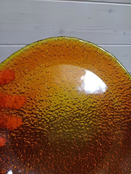 Talerz Sahara huta szkła Ząbkowice